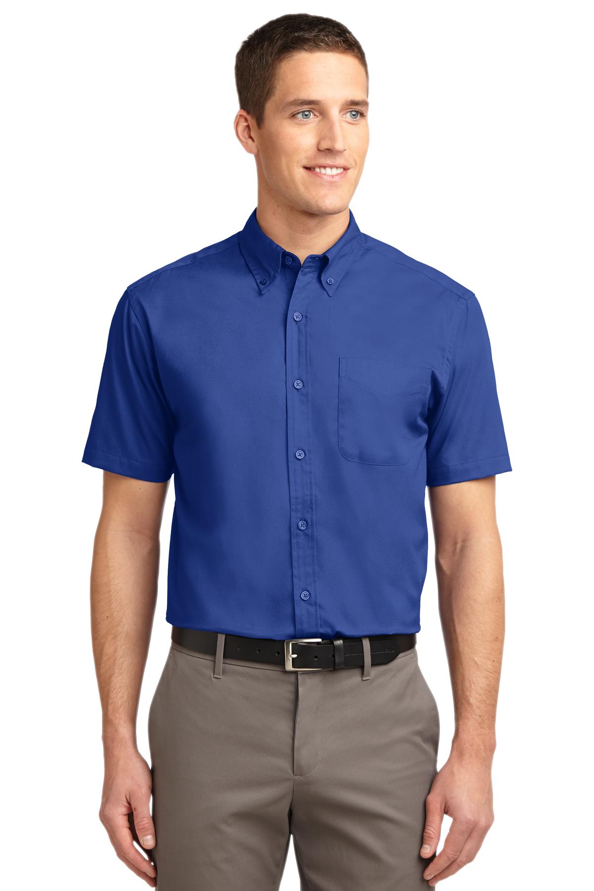 Port Authority Chemise à Manches Courtes pour Hommes Entretien Facile - S508