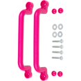 thumbnail image 1 of Swing Set Stuff Poignées de Jeux avec Autocollant Logo SSS, Rose, 13", 1 of 3