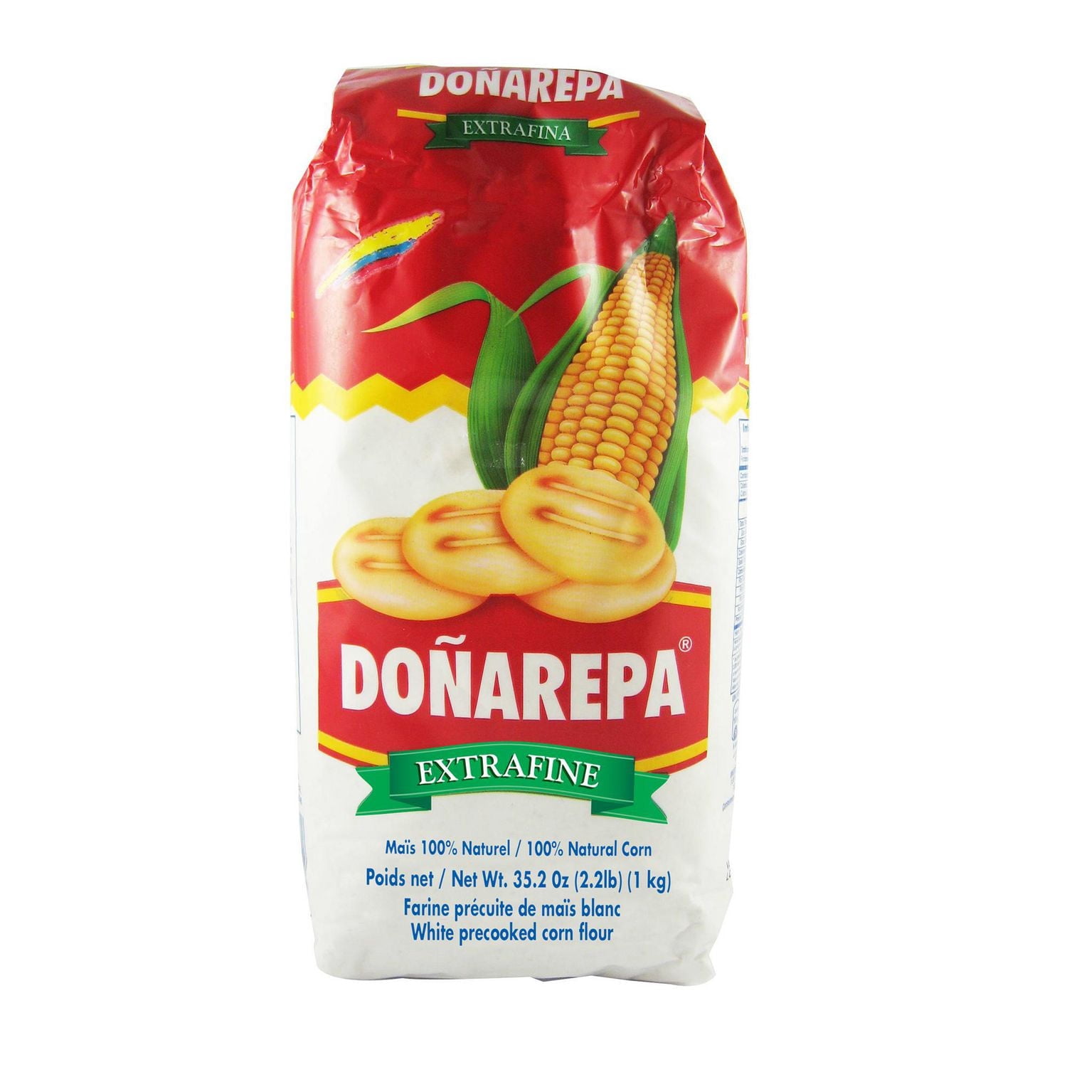 Dona Arepa Farine Précuite de Maïs Blanc