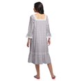 thumbnail image 3 of Moomaya Chemise de Nuit Évasée en Coton pour Femmes, 3 of 6