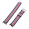 thumbnail image 4 of Sport Strap Canvas Sport Band Adjustable Vintage Watch Strap Compatible for Mi Band 8 5 Stripes, 4 of 14