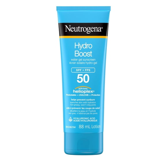 Neutrogena Hydro Boost Écran Solaire Hydro-Gel pour le Visage FPS 50 avec Acide Hyaluronique