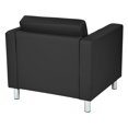 thumbnail image 3 of Fauteuil Pacific en Vinyle Noir Dillon par Office Star, 3 of 4
