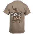 thumbnail image 4 of Coors T-Shirt à Imprimé avant et Arrière de Rodéo de Banquet avec Cavalier de Taureau - Très Grand, 4 of 5