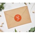 thumbnail image 3 of Darling Souvenir Round 45 Pcs Leaf Vines Thank You Stickers Orange Wedding Envelope Seal-1.6 Inches, 3 of 4