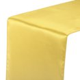 thumbnail image 1 of Unique Bargains 6 Pack Satin Table Runner, 12'x108' Smooth Silk Table Runner, Gold, 1 of 7
