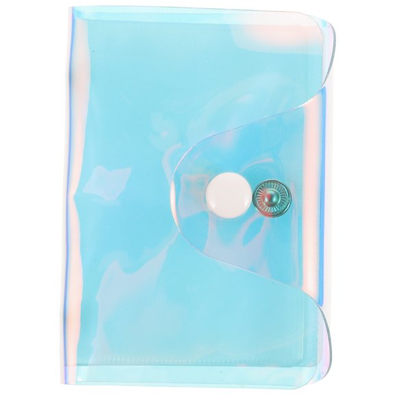 MasteelfCA Sac Holographique de Mode Clair Transparent Organisateur Porte-Crédit Holographique Sac de Voiture