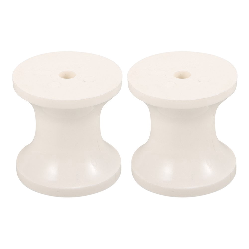 CUITING 2 Pcs Boat Trailer Wheel Bearing Kit Anchor Rollers for Boats White
