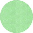 thumbnail image 1 of Ahgly Company Tapis Rond Lavable en Machine Intérieur Transitionnel Vert, 3 Pieds Rond, 1 of 7