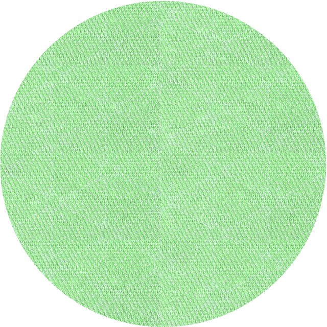 Ahgly Company Tapis Rond Lavable en Machine Intérieur Transitionnel Vert, 3 Pieds Rond