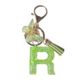 thumbnail image 1 of Visland 2 Pcs Initial Letter Keychains Green Butterfly Pendant Keychain Set Exquisite Relief Alphabet Keychain Pendant for Best Friend Mom Daughter Granddaughter Grandma, 1 of 8