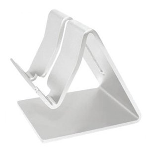 Support de bureau en alliage d'aluminium pour téléphone mobile métal haute qualité plat