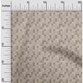 thumbnail image 2 of oneOone Cotton Poplin Light Brown Fabric Geometric Craft Projects Decor Fabric Printed By The Yard 56 Inch Wide, 2 of 4