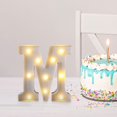 thumbnail image 4 of RXIRUCGD Letters Lights Alphabet Lamp LED Letter Lighting Letter Light Illuminated Letters Night Lights Decoration For Birthday Party Wedding Children’s Room, 4 of 6