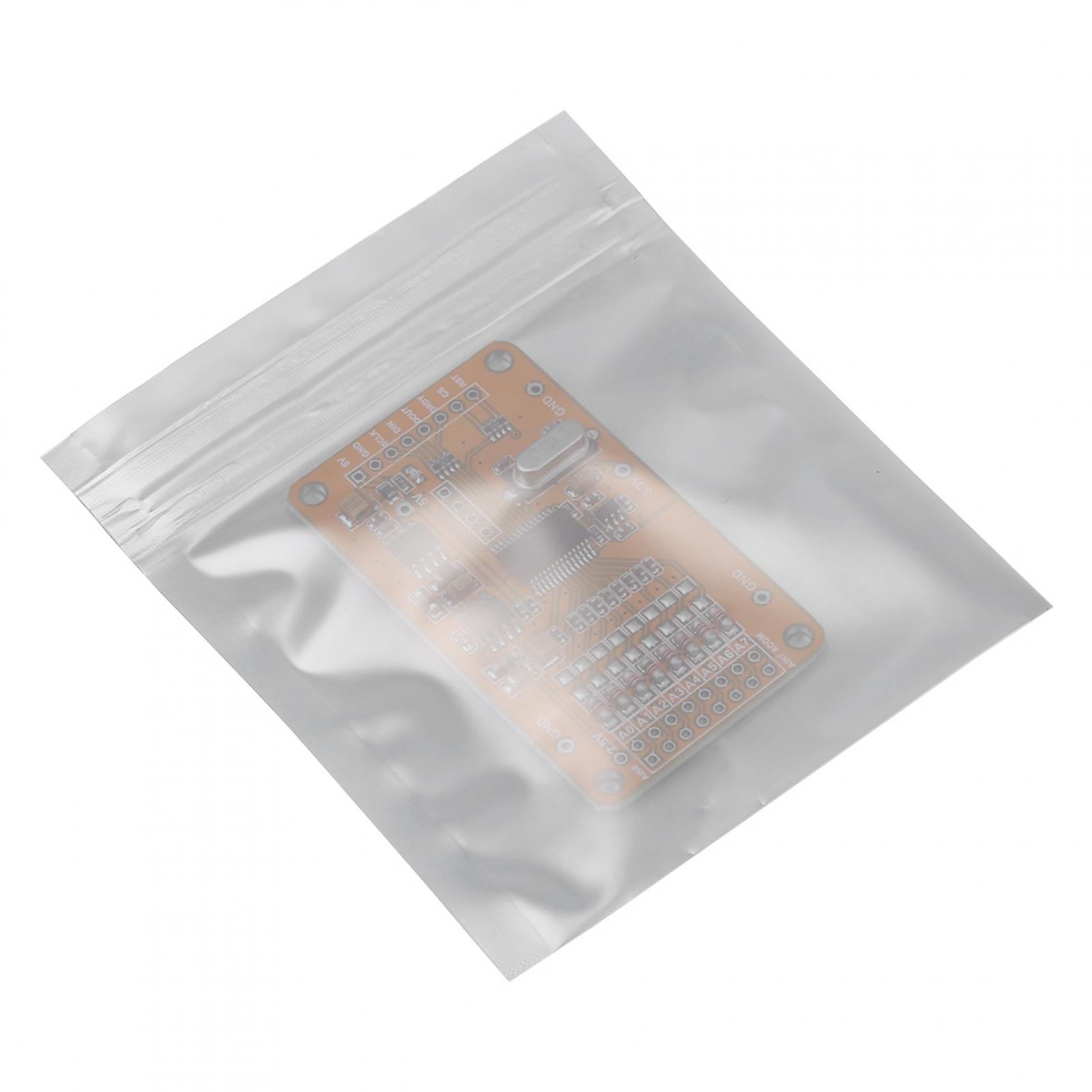 Zip Lock Storage Bag Re-sealable Plastic Packaging Bags Package Bag, Flat Clear Ziplock Storage Bags Prevent Static Resealable Storage Bag Office For Home