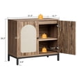 thumbnail image 1 of EDTara Buffet avec Rangement, Buffet Bahut en Rotin, avec Tablette Réglable pour Salon, Couloir, Salle à Manger, Cuisine, 1 of 7