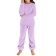 thumbnail image 1 of Chandail Décontracté à Manches Longues pour Enfants, Mode Automne, Couleur Unie, Col Rond, Universel pour Garçons et Filles, Ensemble de Chandails en Peluche Mignon, 1 of 7
