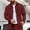 c01Red, variant on LNWUY Mens Casual Shirt Jacket Multi Pocket Button Down Waffle Jacket Long Sleeve Sweater Jackets Quilted Shacket Overshirt Brown XXXL