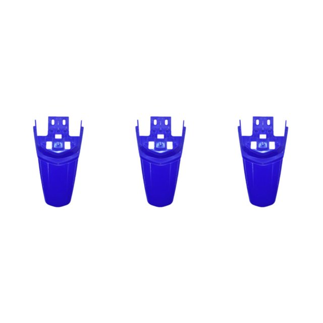 mmirethe Motocross Rear Mudguard Beautiful Appearance High Performance Made With Plastic blue 3Set