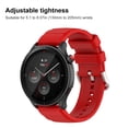 thumbnail image 4 of Soft Silicone Band Quick Release Strap For  GTR 4, Casual And Fashionable, Adjustable Tightness With Pin Buckle Closure, Easy Installation Fit For  GTR 2, Fit For, 4 of 8