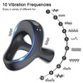 thumbnail image 2 of Vibrating Penis Ring Pleasure Ring for Men, 2 of 8