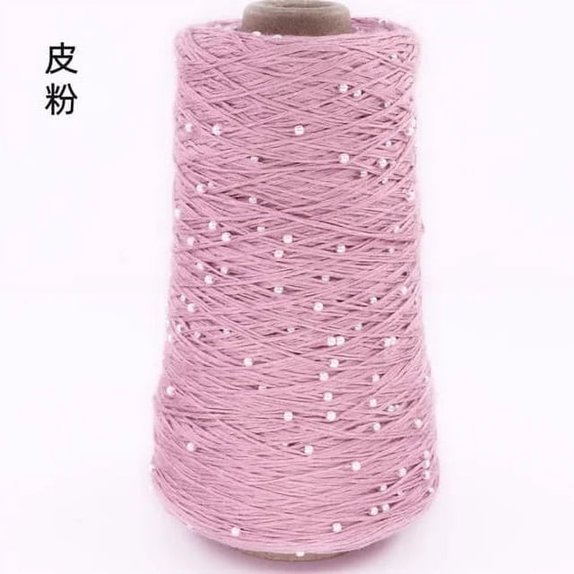 350g Pearl Mercerized Cotton Yarn Hand-knitted Cotton Pearl Lace Line Fine Crochet Thread Bead Thread Diy Hand-braided Thread