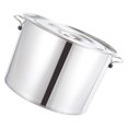 thumbnail image 4 of 1Pc Stainless Steel Soup Pot Thick Water Bucket Rice Porridge Bucket with Lid, 4 of 8