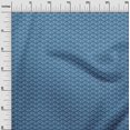 thumbnail image 3 of oneOone Tissu Popeline de Coton Imprimé Géométrique Triangle BTY 56 Pouces de Large, 3 of 5