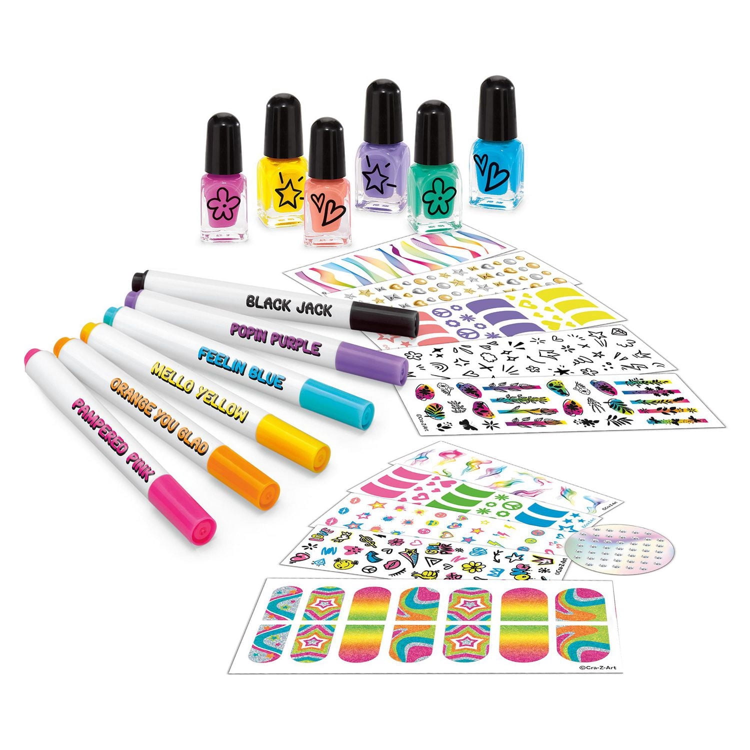 Be Inspired Graffiti Nail Art. Ages 8+.  Great March Break Item