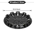 thumbnail image 4 of Unique Bargains 4Pcs R16/16" Universal Wheel Rim Hub Cover Wheel Hub Caps Silver Tone Black, 4 of 8