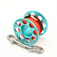 thumbnail image 1 of yingyy Keep Diving FXL-952 Aluminium Spool Reel Colorful Polyester Rope Hanging Rotary Reels Freediving Underwater Accessories Blue 15m, 1 of 6