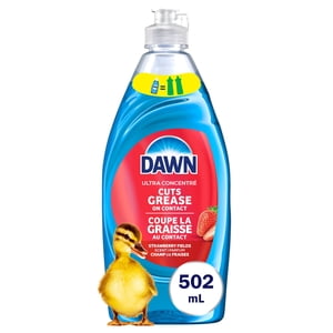 Dawn Ultra Savon de vaisselle, liquide de lavage de vaisselle et champs de fraises 502ML