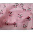 thumbnail image 4 of oneOone Silk Tabby Fabric Leaves & Floral Block Printed Craft Fabric BTY 42 Inch Wide, 4 of 5