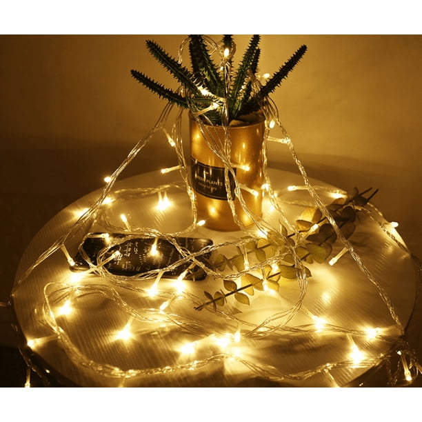 DOTWAYAW 300 LED Warm White Christmas Lights With Music Motion Sensor – 35ft Waterproof String Lights