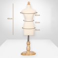 thumbnail image 2 of Mannequin Entièrement avec Base Ronde en Bois Dressmaker, 2 of 7
