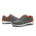 thumbnail image 4 of XZNGL Chaussures de Course Lacets de Chaussures pour Espadrilles Hommes Mode Décontractée à Lacets Cuir Sport Chaussures de Course Respirantes Espadrilles, 4 of 8