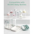 thumbnail image 4 of Momcozy Portable Bottle Brush Set - Baby Bottle Cleaner Kit with Silicone Brush Drying Rack - 6 in 1 Bottle Cleaning Tool for Home and Travel 1 Set Green, 4 of 9