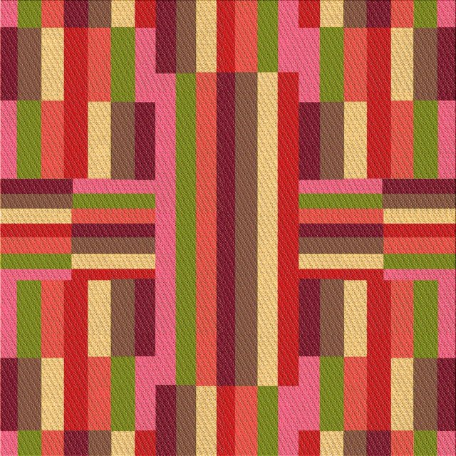 Ahgly Company Tapis d'Intérieur Lavables à la Machine, Carrés, Transitionnels, Rouges, 4 Pieds Carrés