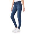 thumbnail image 1 of WallFlower Women's Ultra Skinny Mid-Rise Insta Soft Juniors Jeans (Standard and Plus), 1 of 9