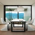 thumbnail image 2 of Siesta ISP048-WHI Chaise de Salle à Manger Bloom Blanche - Ensemble de 2, 2 of 16