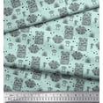 thumbnail image 3 of Soimoi Poly Georgette Fabric Stripe & Paisley Decor Fabric Printed Yard 42 Inch Wide, 3 of 3
