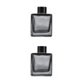 thumbnail image 1 of kurtrusly 1/2/3/5 Empty Square Glass Diffuser For Fragrance - Thickened Bottom Anti-Slide With Excellent 200mL Smoke Grey 2PCS, 1 of 6