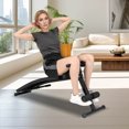 thumbnail image 4 of Banc d'Assise Goplus à Déclin Réglable pour l'Exercice avec Siège Rembourré en Mousse à Haute Densité, 4 of 10
