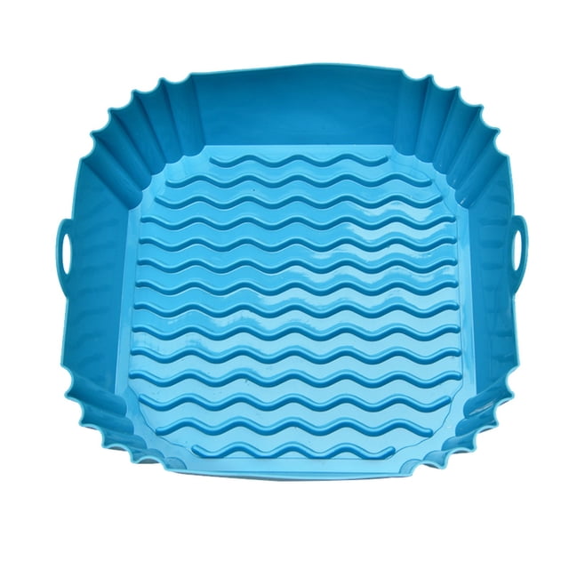 SXcggal Square Air Fryer Silicone Baking Tray Square Air Fryer Silicone Multi Color Durable Healthy Unbreakable Multifunctional Kitchenware