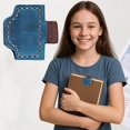 thumbnail image 2 of Trendy Tool Kit for Home, Custom Mark Bookmark with Pen Holder Personalized Leather Pen Holder Bookmark Customized Leather Bookmarks for Reading Women Book Lovers Notebook, 2 of 7