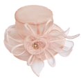 thumbnail image 1 of Women Fascinator Lady Cocktail Tea Party Church Wedding Bridal Flower Hat, 1 of 2
