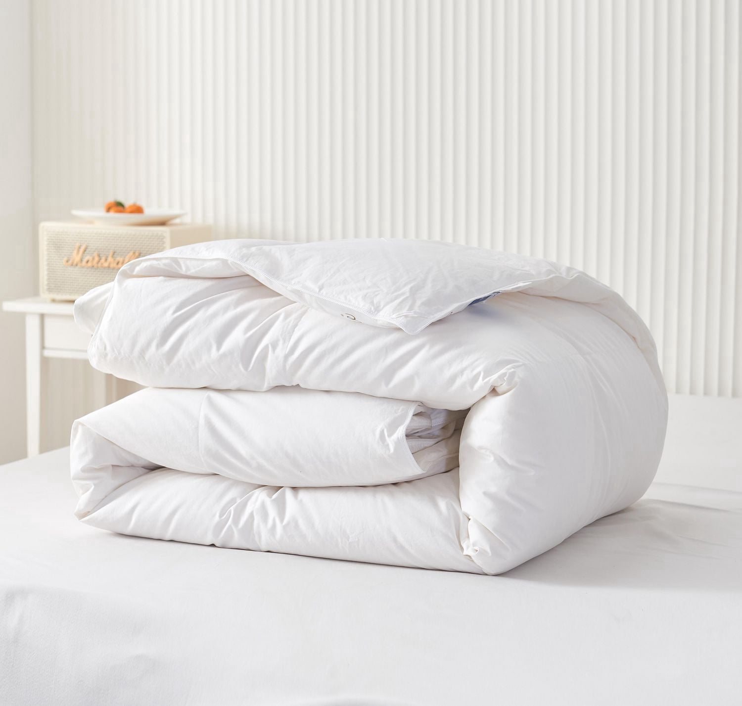 Royal Elite Couette en Duvet D'oie Hongroise Toutes Saisons Avec Une Coque de 400 Fils Au Pouce