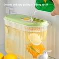 thumbnail image 4 of 3.5L Cold Kettle With Faucet In Refrigerator, Large Capacity Water Iced Juice Lemonade Water Jug Fruit Teapot Bucket Drink Container For Garden Home Party, 4 of 9