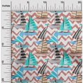 thumbnail image 2 of oneOone Rayon Dark Peach Fabric Beach Sewing Material Print Fabric By The Yard 56 Inch Wide, 2 of 4