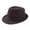 Coffee, variant on Men and Women Unisex British Style Solid Color Fedora Hat Sun Hat Hats Men Father's Day Gifts White Free Size